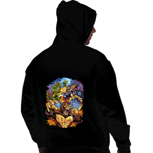 Daily_Deal_Shirts Pullover Hoodies, Unisex / Small / Black Rampage Arcade Tribute