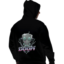 Load image into Gallery viewer, Shirts Zippered Hoodies, Unisex / Small / Black DOOM