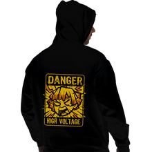 Load image into Gallery viewer, Shirts Pullover Hoodies, Unisex / Small / Black High Voltage
