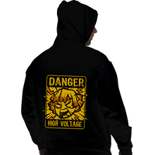 Load image into Gallery viewer, Shirts Pullover Hoodies, Unisex / Small / Black High Voltage