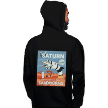 Load image into Gallery viewer, Shirts Zippered Hoodies, Unisex / Small / Black Visit Saturn