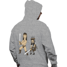 Load image into Gallery viewer, Shirts Pullover Hoodies, Unisex / Small / Sports Grey The Barbarian And The Thief