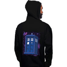 Load image into Gallery viewer, Daily_Deal_Shirts Pullover Hoodies, Unisex / Small / Black Pixel Tardis
