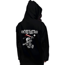 Load image into Gallery viewer, Daily_Deal_Shirts Pullover Hoodies, Unisex / Small / Black The Dark Side Of Life