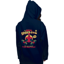 Load image into Gallery viewer, Daily_Deal_Shirts Pullover Hoodies, Unisex / Small / Navy The Amazing Spider-Gym
