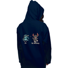 Load image into Gallery viewer, Secret_Shirts Pullover Hoodies, Unisex / Small / Navy My Anxiety