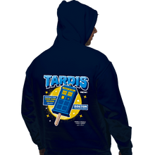 Load image into Gallery viewer, Shirts Pullover Hoodies, Unisex / Small / Navy Time and Space Ice Cream