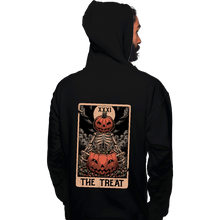 Load image into Gallery viewer, Daily_Deal_Shirts Pullover Hoodies, Unisex / Small / Black Halloween Tarot Treat
