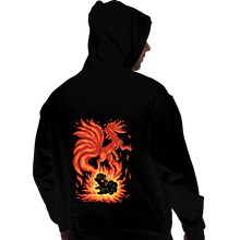 Load image into Gallery viewer, Shirts Pullover Hoodies, Unisex / Small / Black The Flame Tailed Fox Within
