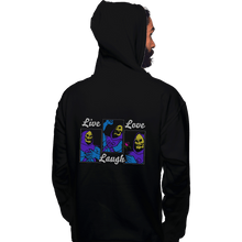 Load image into Gallery viewer, Shirts Pullover Hoodies, Unisex / Small / Black Live Laugh Love