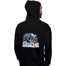 Load image into Gallery viewer, Secret_Shirts Pullover Hoodies, Unisex / Small / Black Godzilla V Megazord