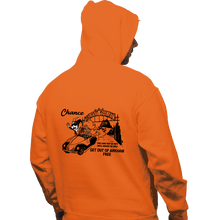 Load image into Gallery viewer, Secret_Shirts Pullover Hoodies, Unisex / Small / Orange Get Out Of Arkham Card