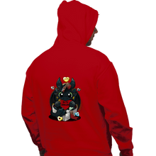 Load image into Gallery viewer, Daily_Deal_Shirts Pullover Hoodies, Unisex / Small / Red Be My Dragon
