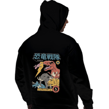 Load image into Gallery viewer, Shirts Pullover Hoodies, Unisex / Small / Black DIno Sentai