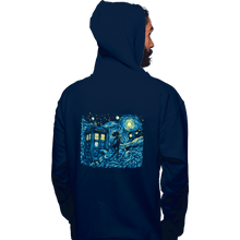 Load image into Gallery viewer, Daily_Deal_Shirts Pullover Hoodies, Unisex / Small / Navy Dreams Of Time And Space