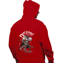 Load image into Gallery viewer, Shirts Zippered Hoodies, Unisex / Small / Red Mando Vs The Galaxy