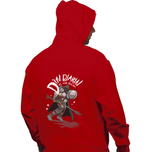 Shirts Zippered Hoodies, Unisex / Small / Red Mando Vs The Galaxy