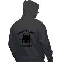 Load image into Gallery viewer, Shirts Pullover Hoodies, Unisex / Small / Charcoal Dark Knight Academy