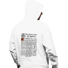 Load image into Gallery viewer, Secret_Shirts Pullover Hoodies, Unisex / Small / White Holy Hand Grenade