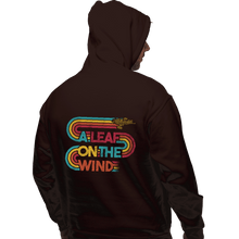 Load image into Gallery viewer, Daily_Deal_Shirts Pullover Hoodies, Unisex / Small / Dark Chocolate Vintage Leaf On The Wind