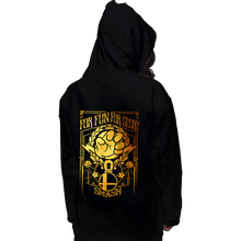 Load image into Gallery viewer, Daily_Deal_Shirts Pullover Hoodies, Unisex / Small / Black Smash Foil Crest