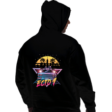 Load image into Gallery viewer, Daily_Deal_Shirts Pullover Hoodies, Unisex / Small / Black Neon Ghost
