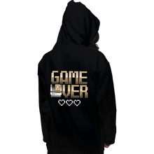 Load image into Gallery viewer, Shirts Pullover Hoodies, Unisex / Small / Black Game Over