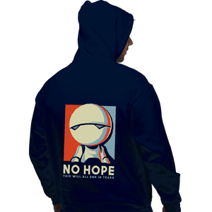 Shirts Pullover Hoodies, Unisex / Small / Navy No Hope