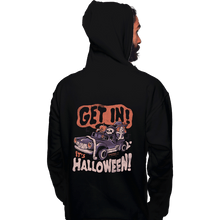 Load image into Gallery viewer, Shirts Pullover Hoodies, Unisex / Small / Black Get In It's Halloween