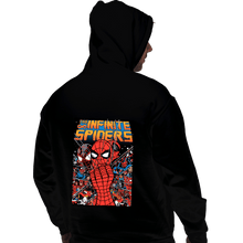 Load image into Gallery viewer, Secret_Shirts Pullover Hoodies, Unisex / Small / Black The Infinite Spiders
