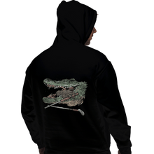Load image into Gallery viewer, Shirts Pullover Hoodies, Unisex / Small / Black Hand Gator
