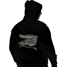 Load image into Gallery viewer, Shirts Pullover Hoodies, Unisex / Small / Black Hand Gator