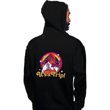 Load image into Gallery viewer, Daily_Deal_Shirts Pullover Hoodies, Unisex / Small / Black It's A Trip!