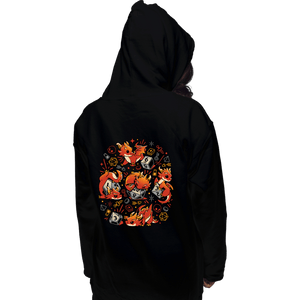 Daily_Deal_Shirts Pullover Hoodies, Unisex / Small / Black Tiny Dragon Dice