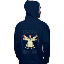 Load image into Gallery viewer, Daily_Deal_Shirts Pullover Hoodies, Unisex / Small / Navy Vitruvian Puppet