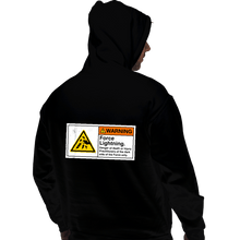 Load image into Gallery viewer, Daily_Deal_Shirts Pullover Hoodies, Unisex / Small / Black Caution Force Lightning