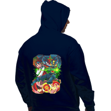 Load image into Gallery viewer, Shirts Pullover Hoodies, Unisex / Small / Navy Rockman EXE
