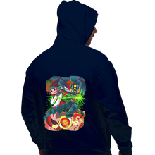 Load image into Gallery viewer, Shirts Pullover Hoodies, Unisex / Small / Navy Rockman EXE