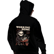 Load image into Gallery viewer, Shirts Pullover Hoodies, Unisex / Small / Black Working From Home