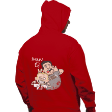 Load image into Gallery viewer, Shirts Zippered Hoodies, Unisex / Small / Red Shaun And Ed