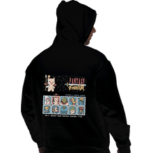 Load image into Gallery viewer, Shirts Zippered Hoodies, Unisex / Small / Black Fantasy Fighter