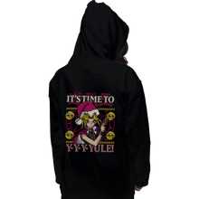 Load image into Gallery viewer, Daily_Deal_Shirts Pullover Hoodies, Unisex / Small / Black Time To Yule