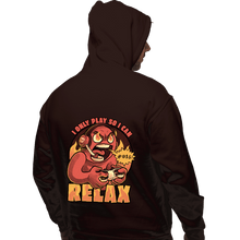 Load image into Gallery viewer, Secret_Shirts Pullover Hoodies, Unisex / Small / Dark Chocolate I Play To Relax
