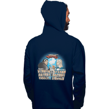 Load image into Gallery viewer, Shirts Pullover Hoodies, Unisex / Small / Navy Throne Fighter