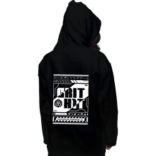 Load image into Gallery viewer, Shirts Pullover Hoodies, Unisex / Small / Black Cyberpunk Critical Hit