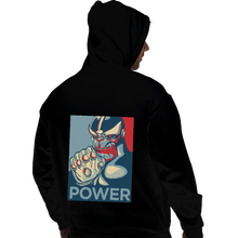 Load image into Gallery viewer, Shirts Pullover Hoodies, Unisex / Small / Black Power