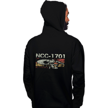Load image into Gallery viewer, Shirts Pullover Hoodies, Unisex / Small / Black Retro NCC-1701