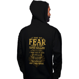 Daily_Deal_Shirts Pullover Hoodies, Unisex / Small / Black Fear Is The Mind-Killer