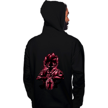Load image into Gallery viewer, Shirts Pullover Hoodies, Unisex / Small / Black Super Saiyan Blue Kaioken