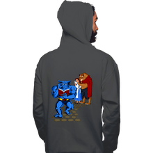 Load image into Gallery viewer, Secret_Shirts Pullover Hoodies, Unisex / Small / Charcoal Torn Between Two Beasts